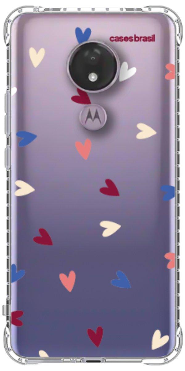 Capinha para Celular Corações Coloridos