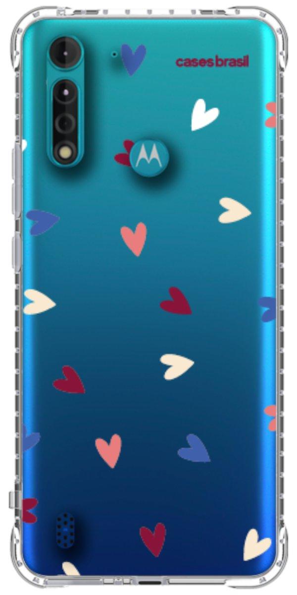 Capinha para Celular Corações Coloridos