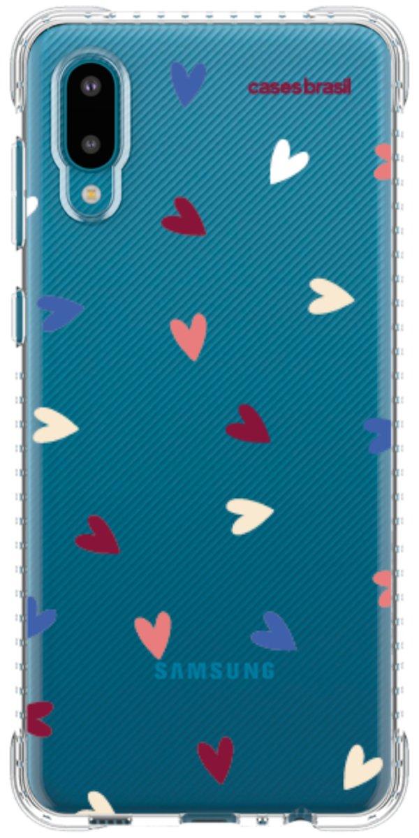 Capinha para Celular Corações Coloridos