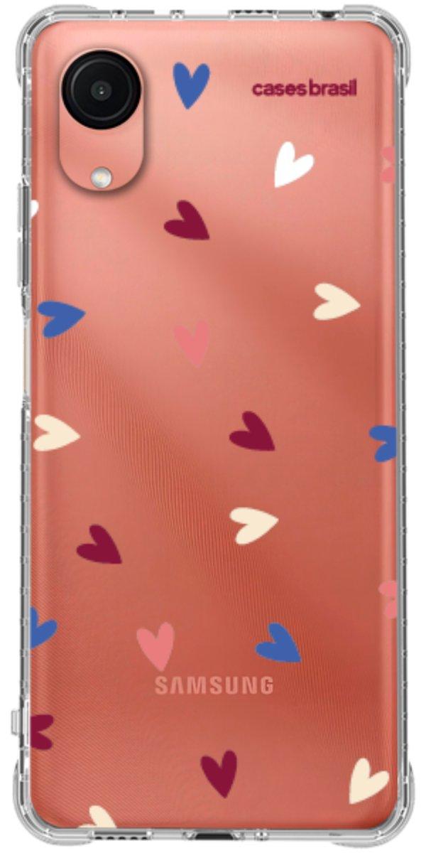 Capinha para Celular Corações Coloridos