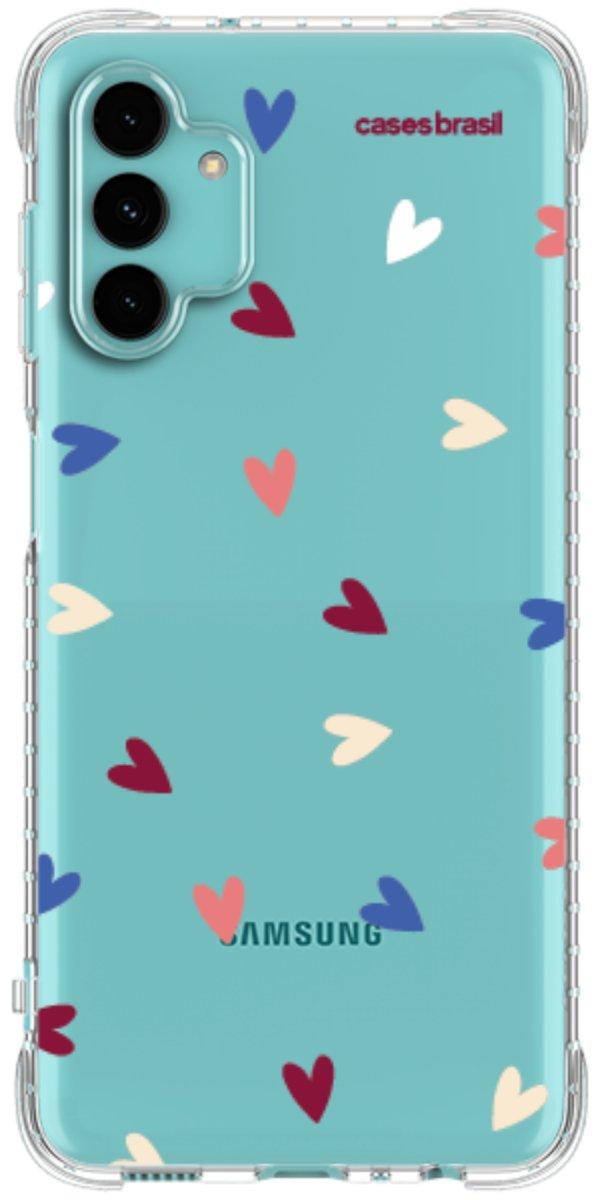 Capinha para Celular Corações Coloridos