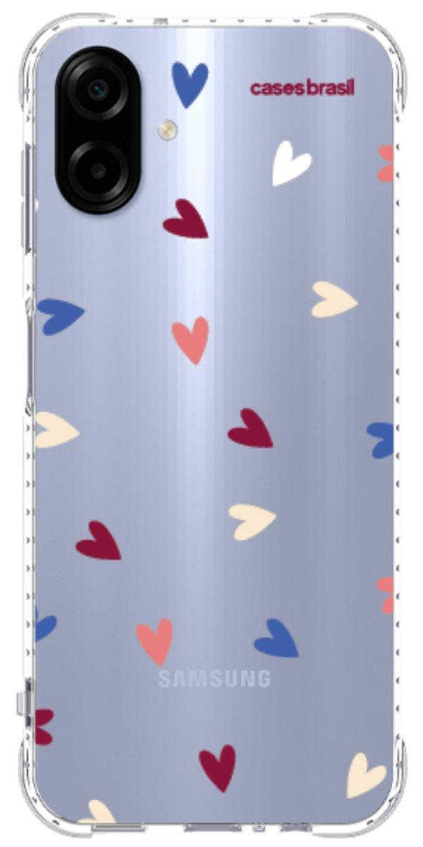 Capinha para Celular Corações Coloridos