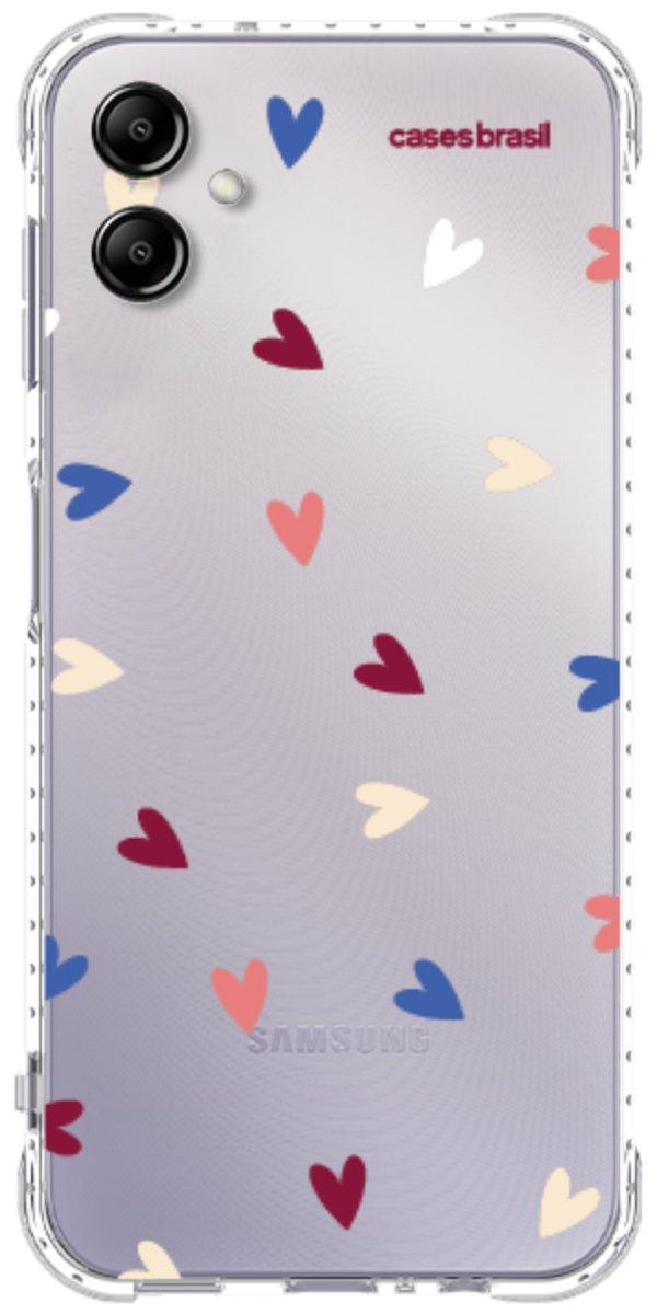 Capinha para Celular Corações Coloridos