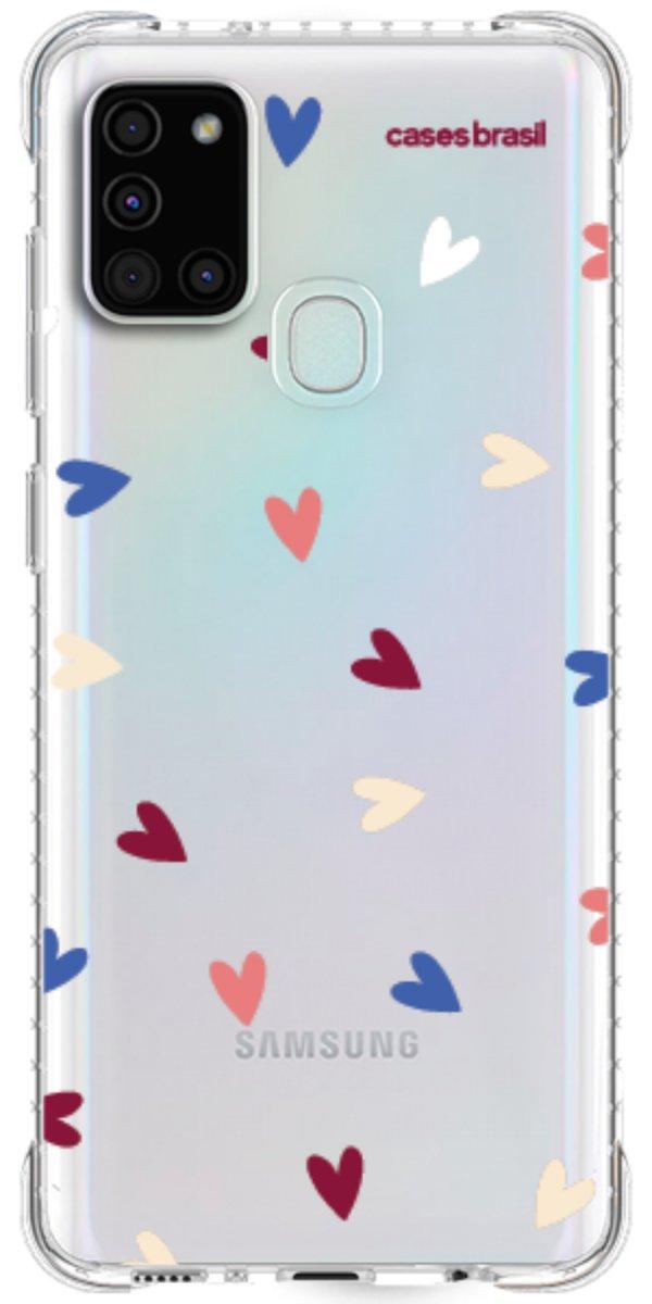 Capinha para Celular Corações Coloridos
