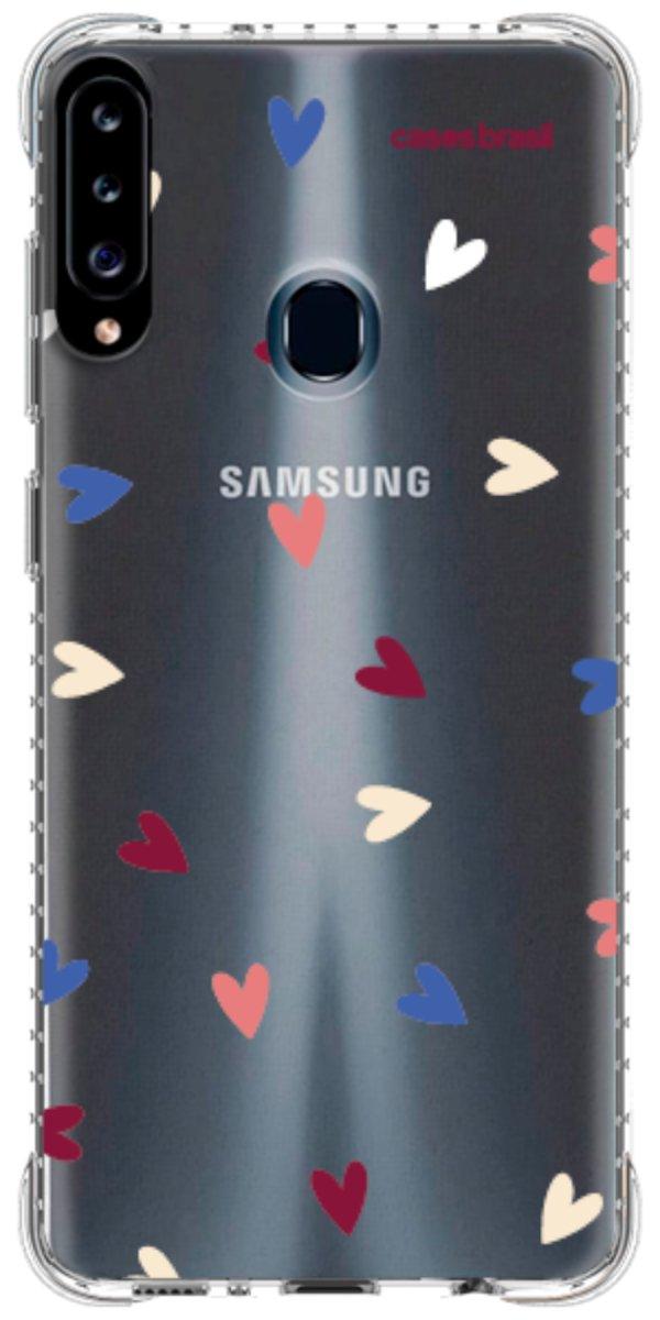 Capinha para Celular Corações Coloridos