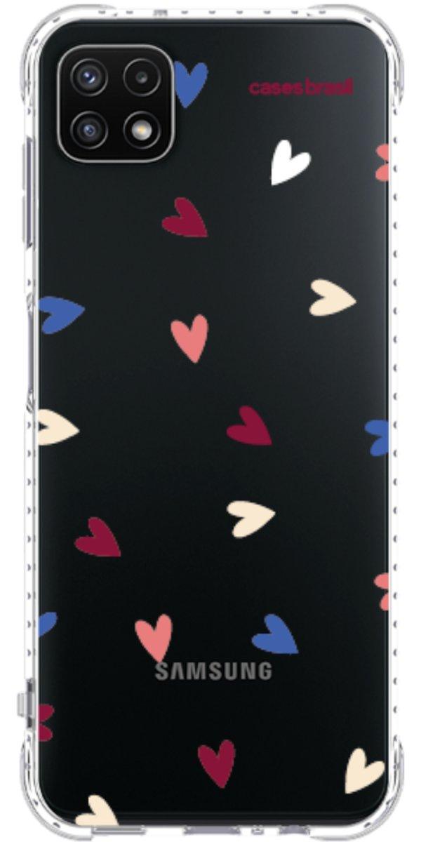 Capinha para Celular Corações Coloridos