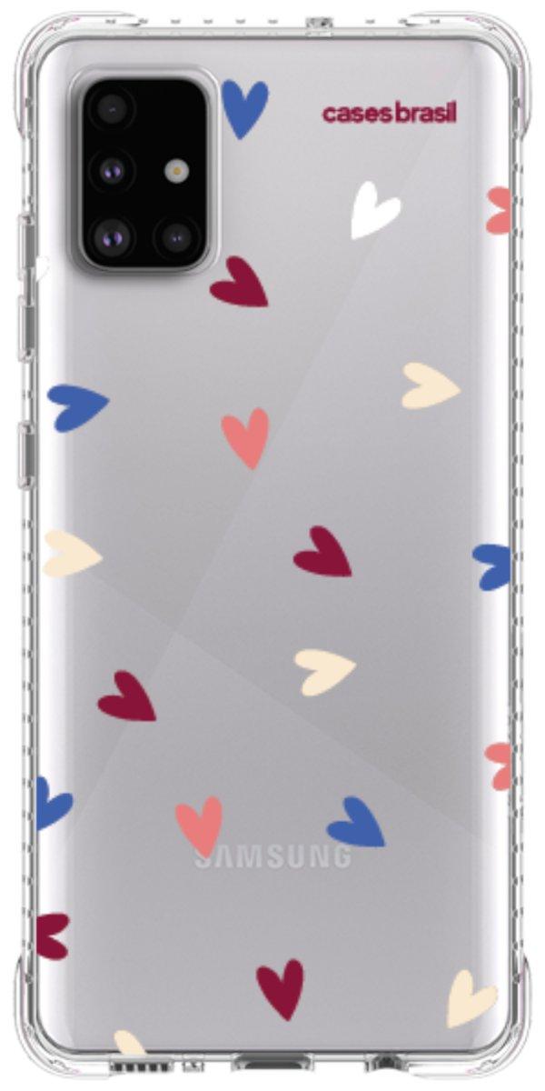 Capinha para Celular Corações Coloridos