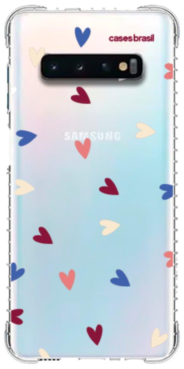 Capinha para Celular Corações Coloridos