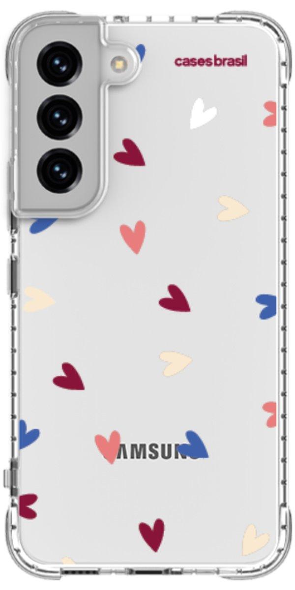 Capinha para Celular Corações Coloridos