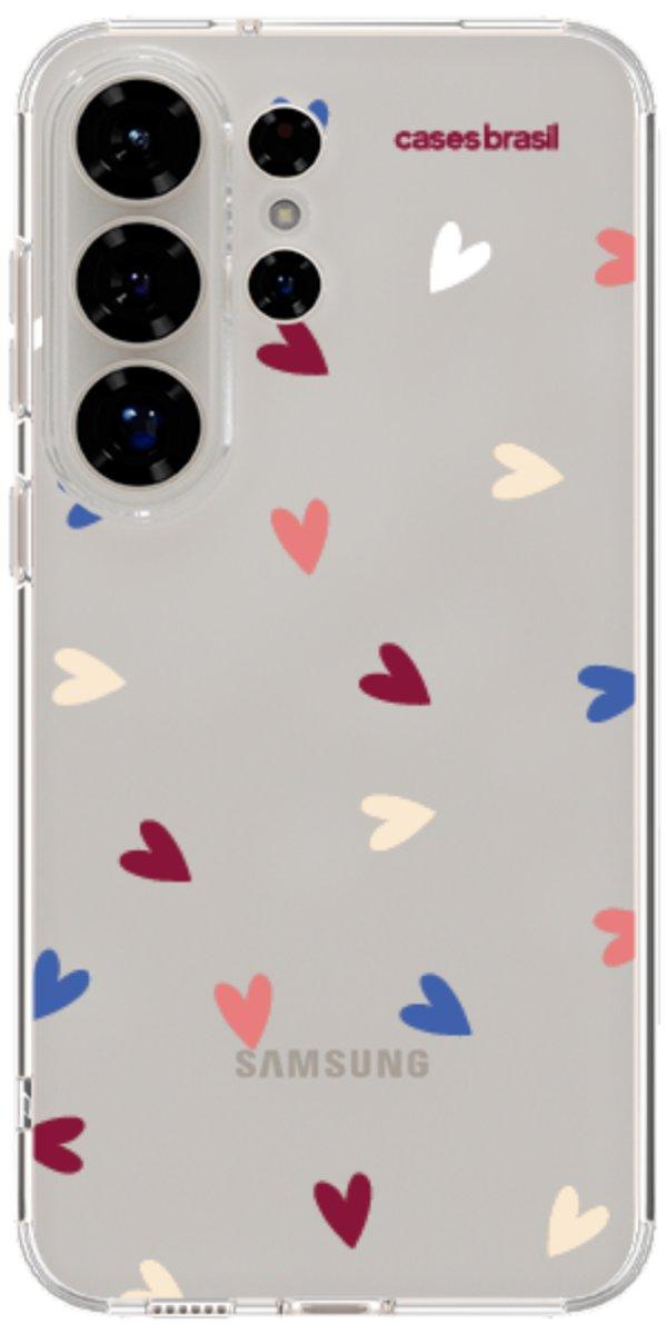 Capinha para Celular Corações Coloridos