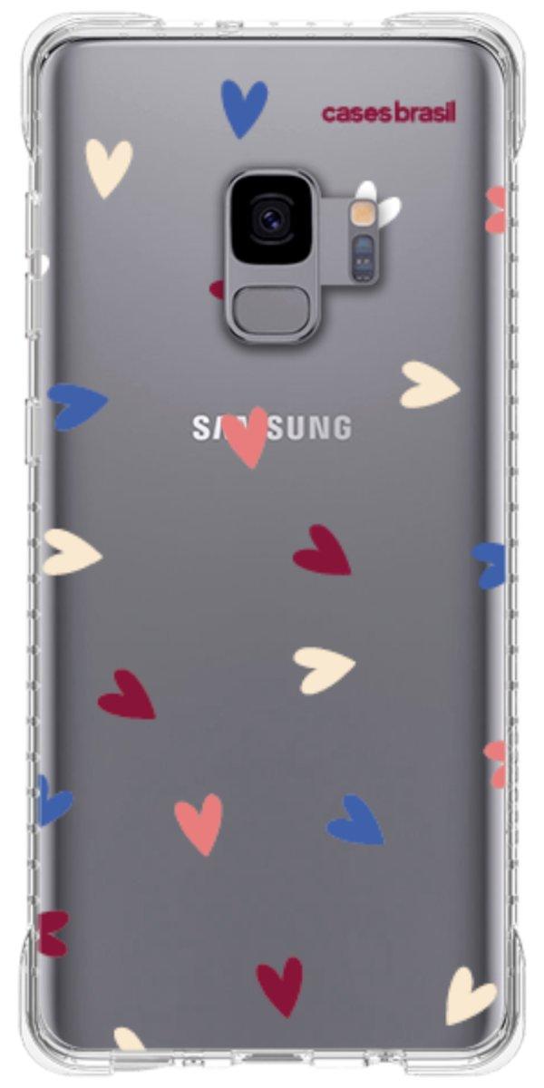 Capinha para Celular Corações Coloridos