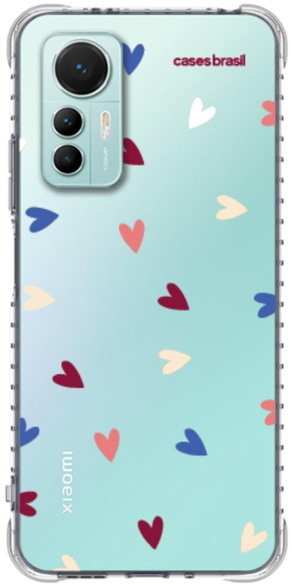 Capinha para Celular Corações Coloridos