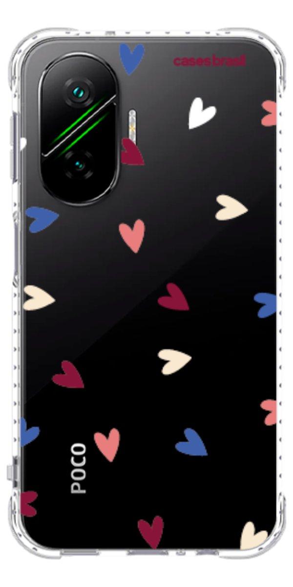 Capinha para Celular Corações Coloridos