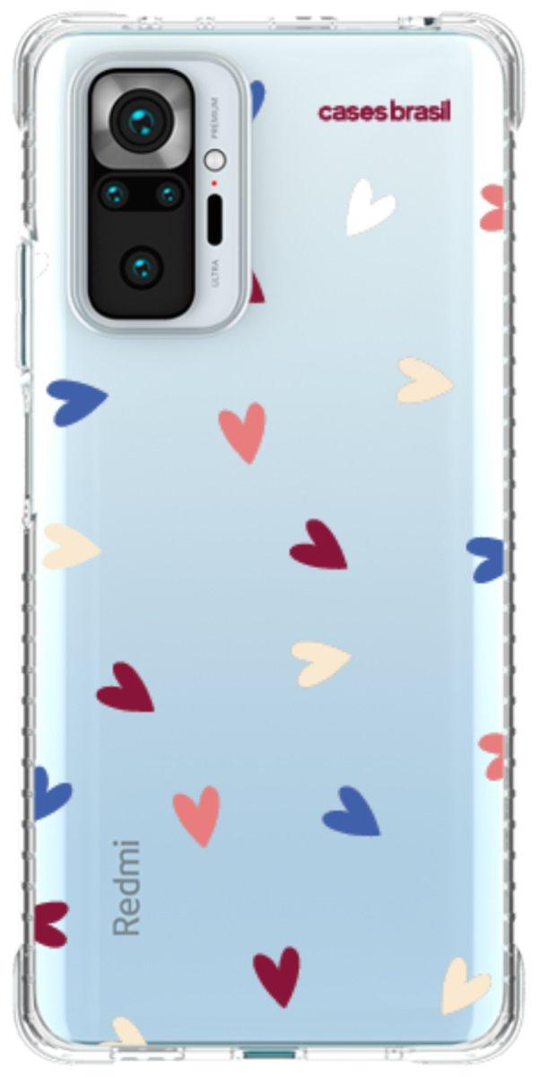 Capinha para Celular Corações Coloridos