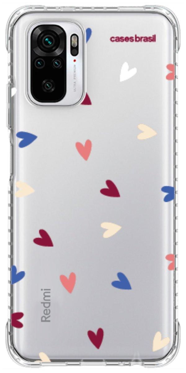Capinha para Celular Corações Coloridos