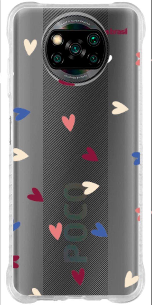 Capinha para Celular Corações Coloridos