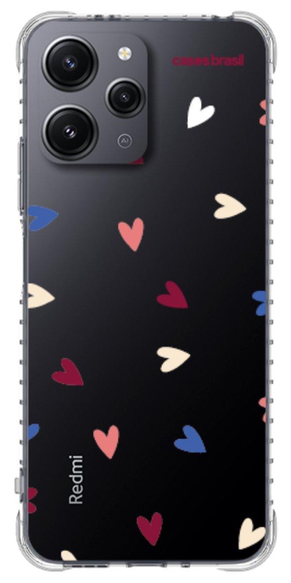 Capinha para Celular Corações Coloridos