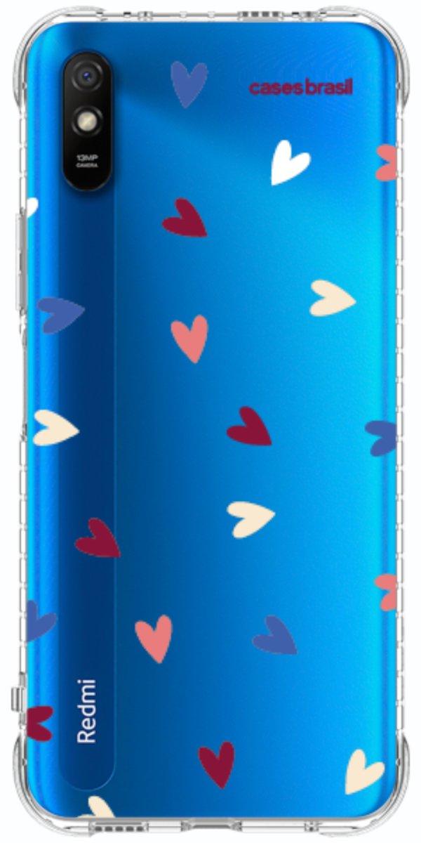 Capinha para Celular Corações Coloridos