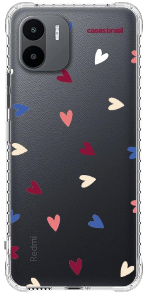 Capinha para Celular Corações Coloridos