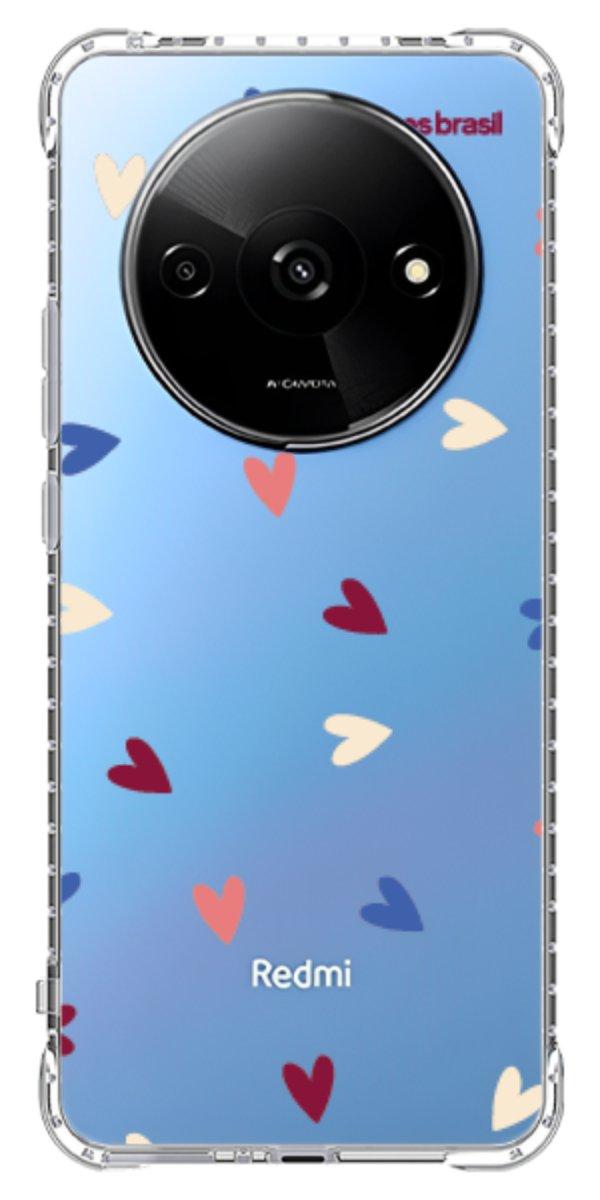 Capinha para Celular Corações Coloridos