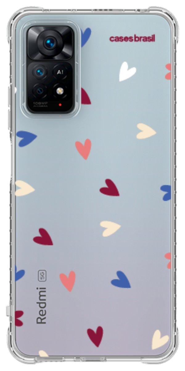 Capinha para Celular Corações Coloridos