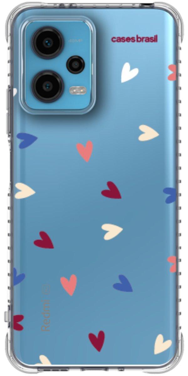 Capinha para Celular Corações Coloridos