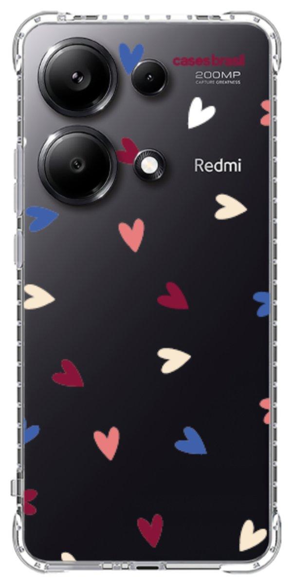 Capinha para Celular Corações Coloridos