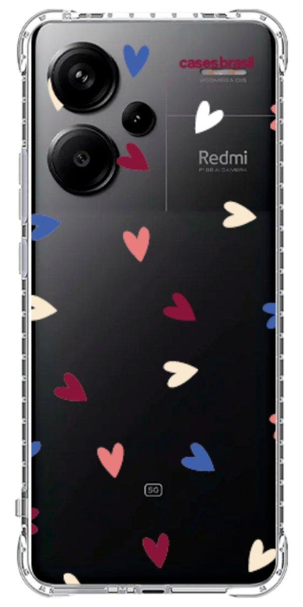 Capinha para Celular Corações Coloridos
