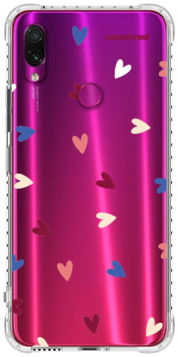 Capinha para Celular Corações Coloridos