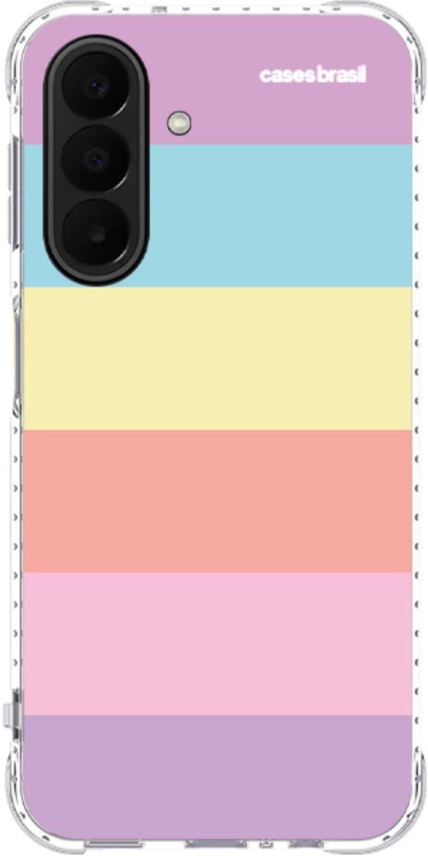 Capinha para Celular Arco-íris Cores Pastel
