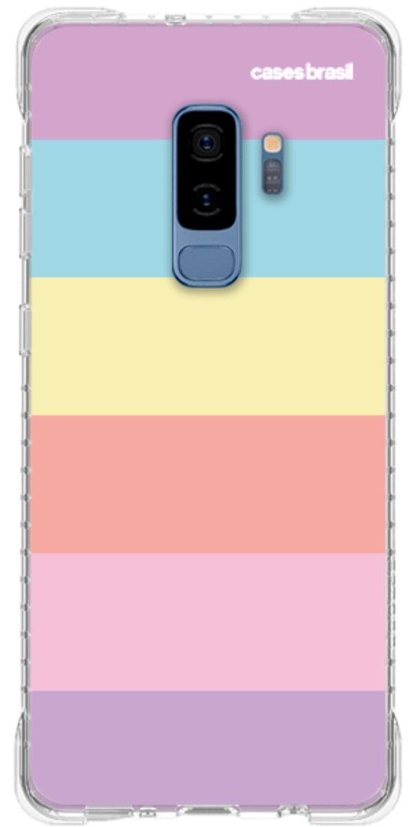 Capinha para Celular Arco-íris Cores Pastel