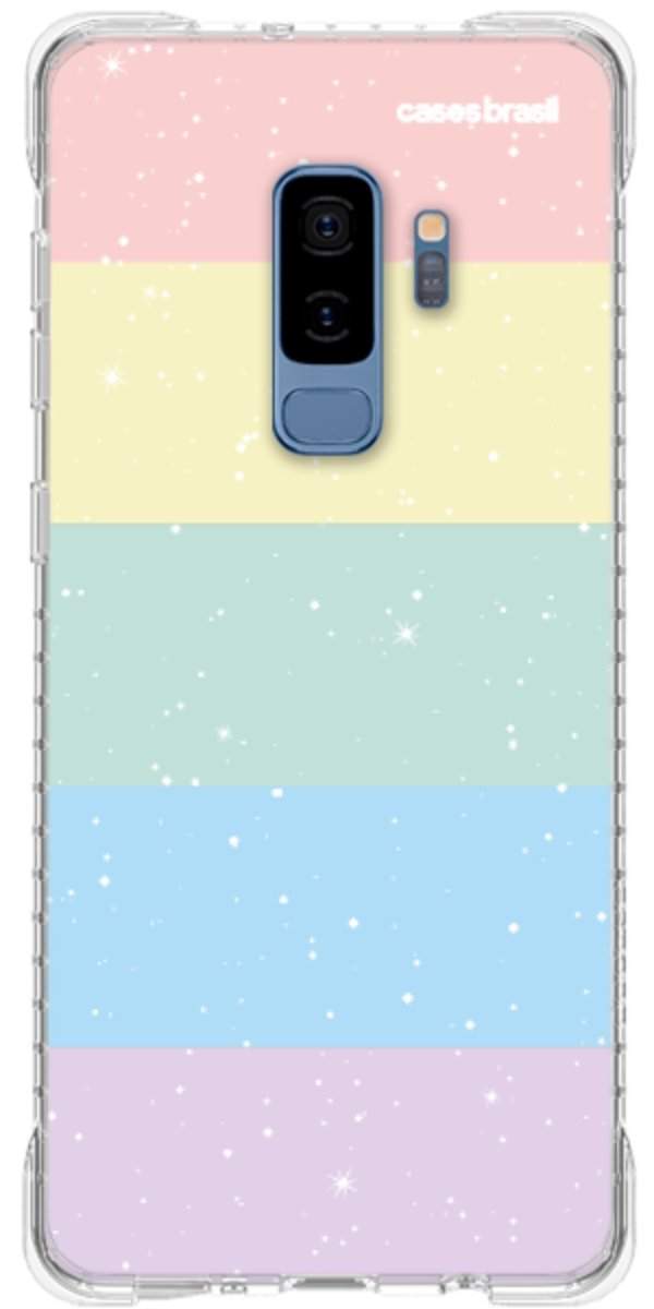 Capinha para Celular Arco-íris Estrelado