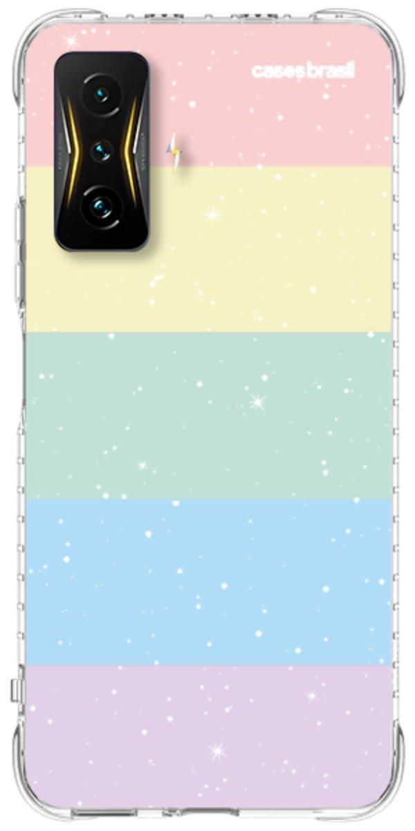 Capinha para Celular Arco-íris Estrelado