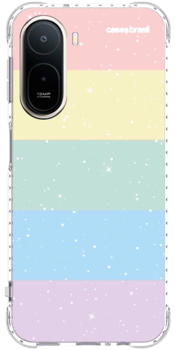 Capinha para Celular Arco-íris Estrelado
