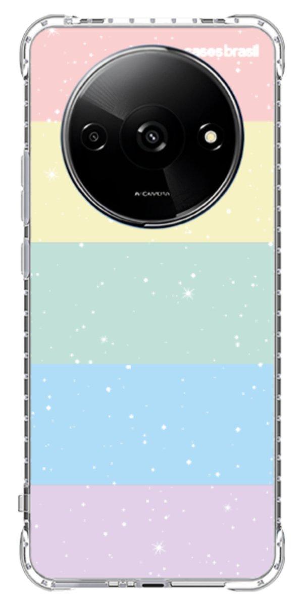 Capinha para Celular Arco-íris Estrelado