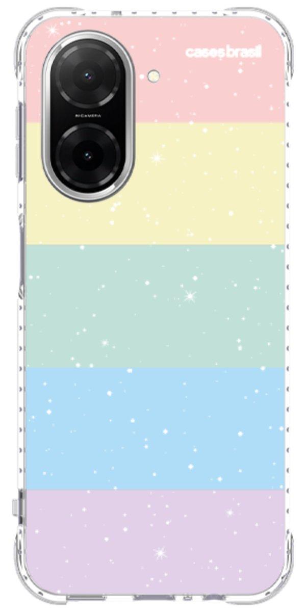 Capinha para Celular Arco-íris Estrelado