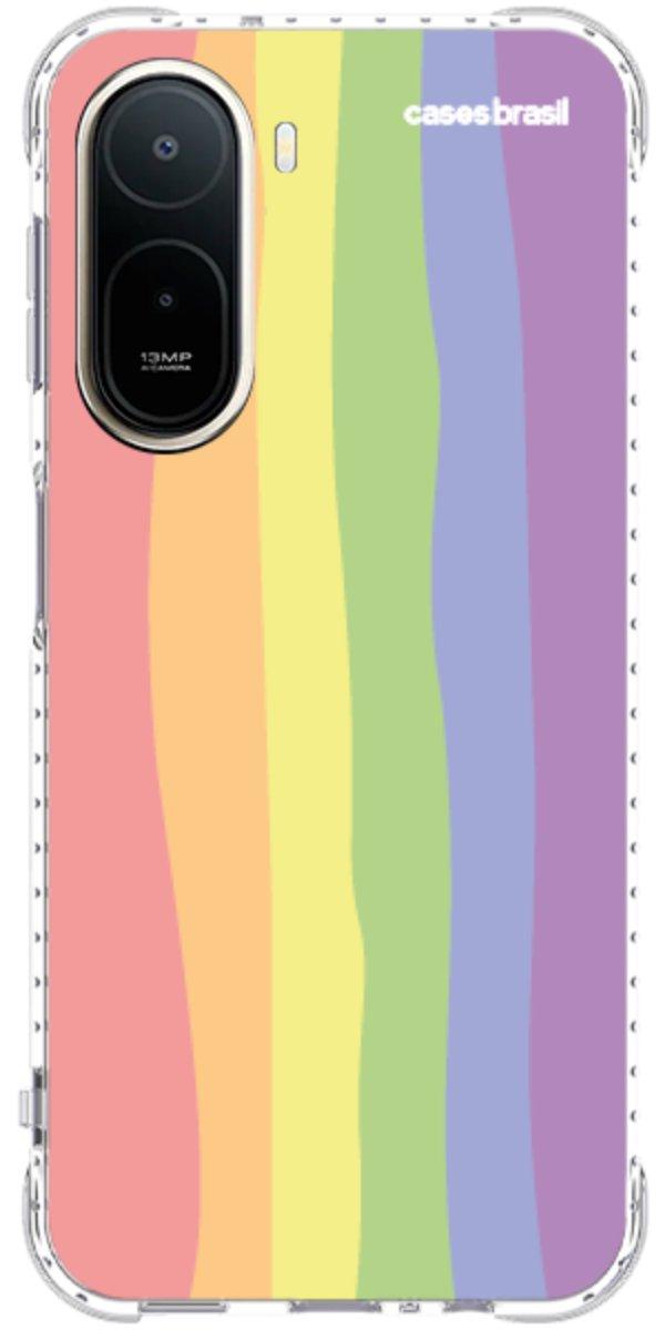 Capinha para Celular Arco-íris Vertical Ondulado