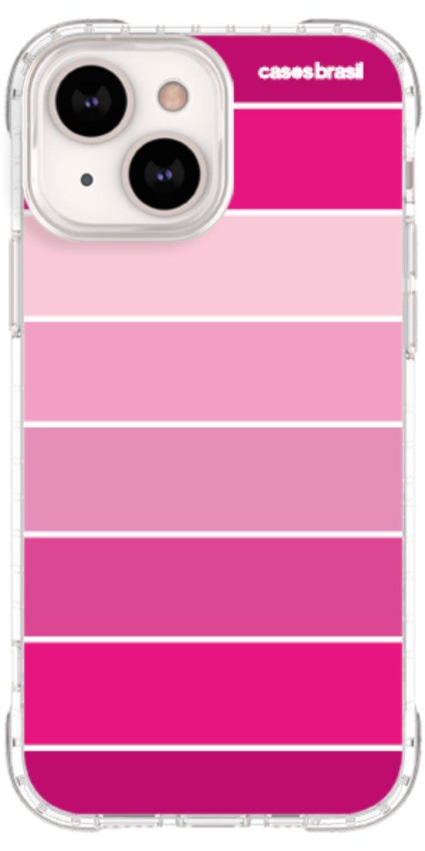 Capinha para Celular Faixas Tons de Rosas