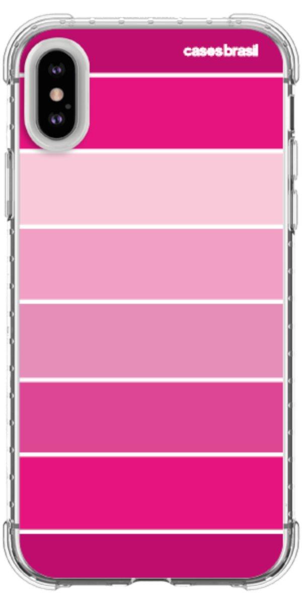 Capinha para Celular Faixas Tons de Rosas