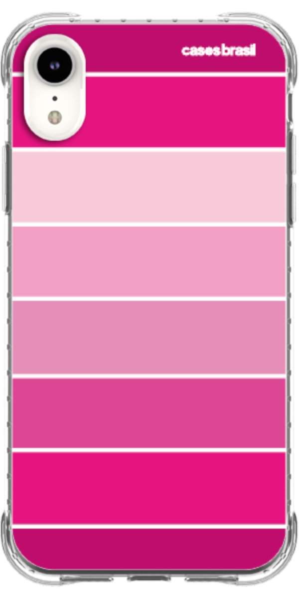 Capinha para Celular Faixas Tons de Rosas