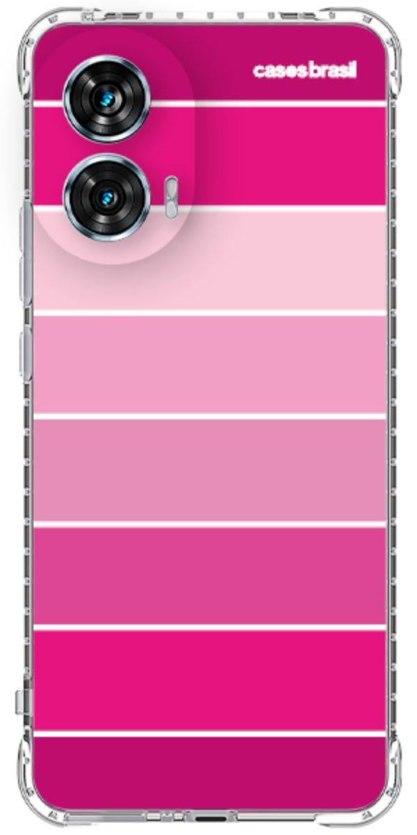 Capinha para Celular Faixas Tons de Rosas