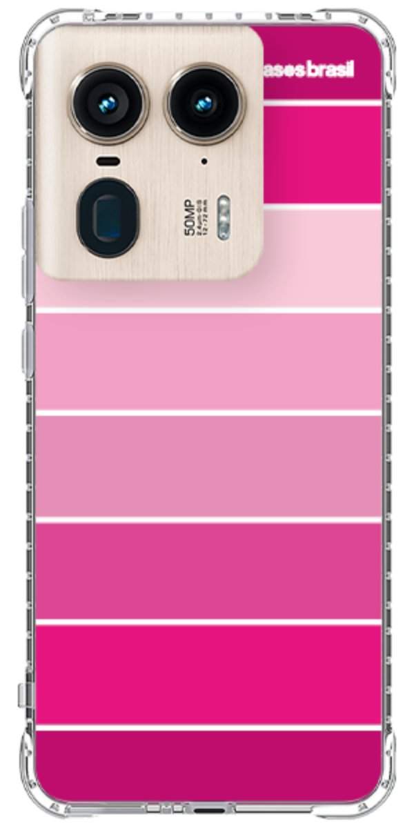 Capinha para Celular Faixas Tons de Rosas