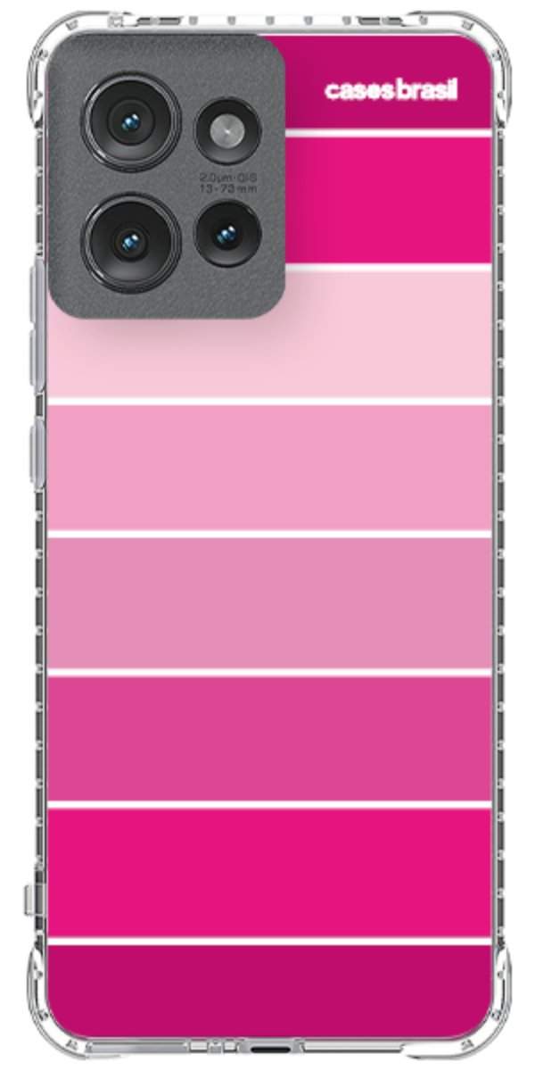 Capinha para Celular Faixas Tons de Rosas