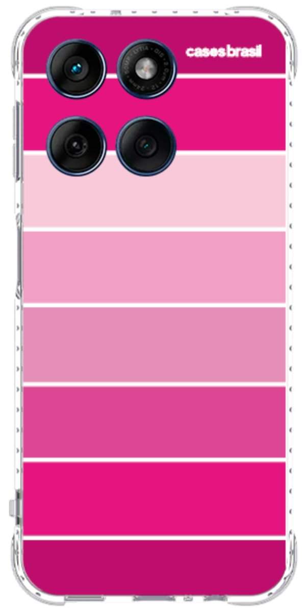 Capinha para Celular Faixas Tons de Rosas