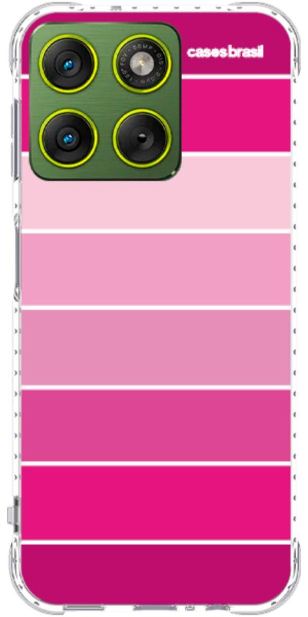 Capinha para Celular Faixas Tons de Rosas