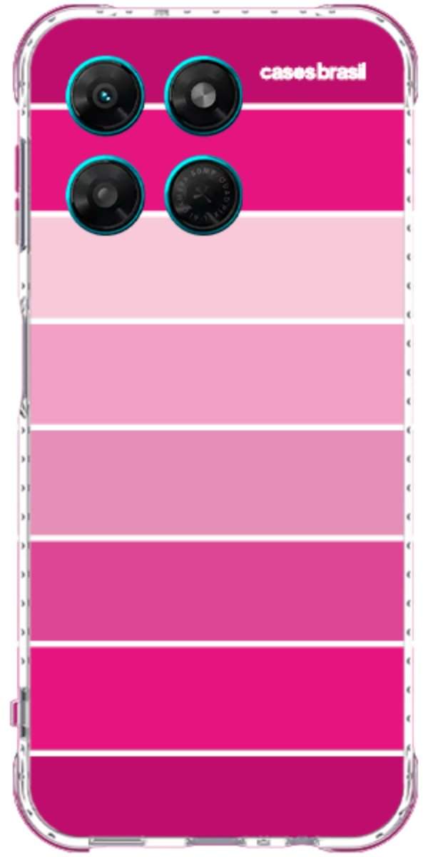 Capinha para Celular Faixas Tons de Rosas