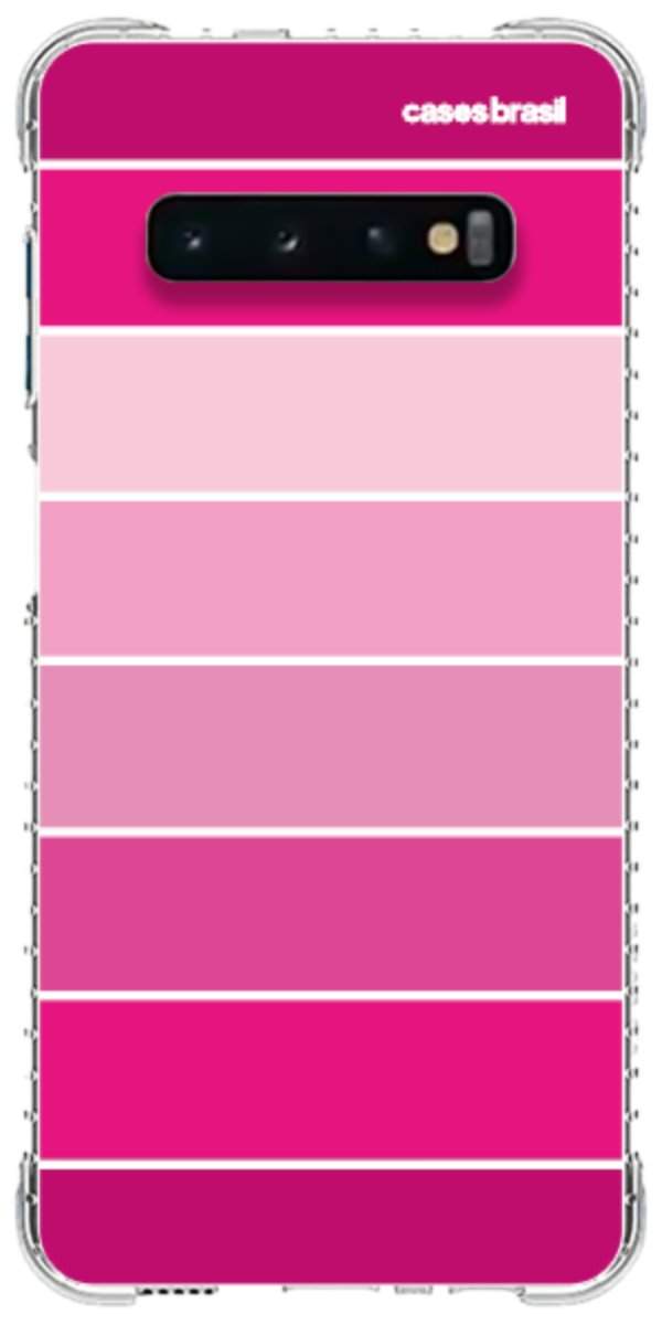 Capinha para Celular Faixas Tons de Rosas