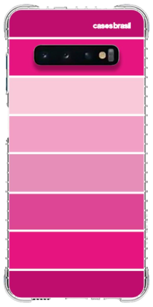 Capinha para Celular Faixas Tons de Rosas