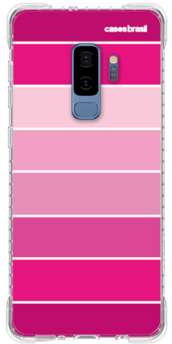 Capinha para Celular Faixas Tons de Rosas