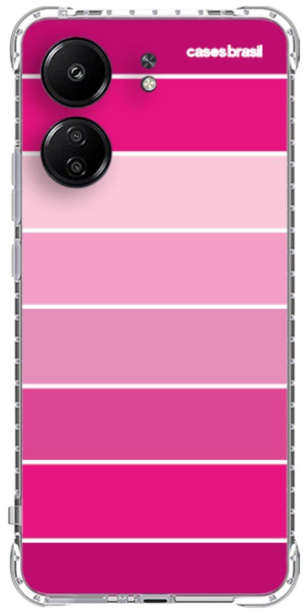Capinha para Celular Faixas Tons de Rosas